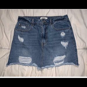 Forever 21 mini denim skirt
